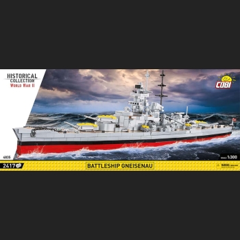 Battleship Gneisenau 2417 Kl. 1:300HC WWII